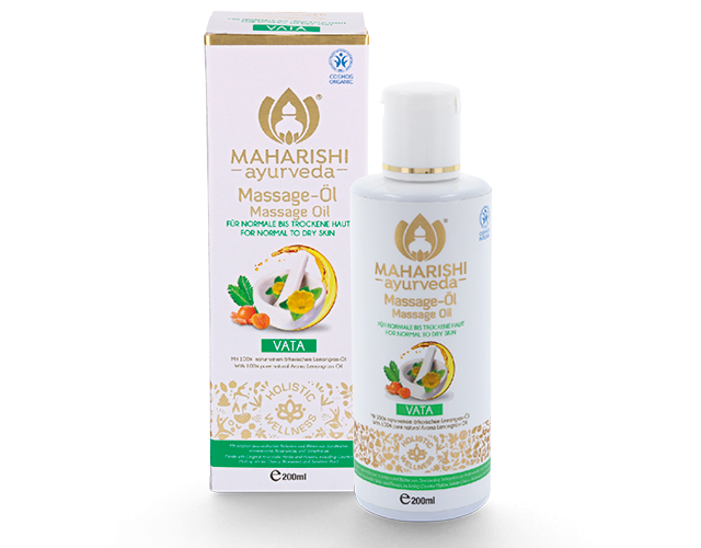Maharishi Ayurveda Massage Oil 200mL, VATA For Normal To Dry Skin