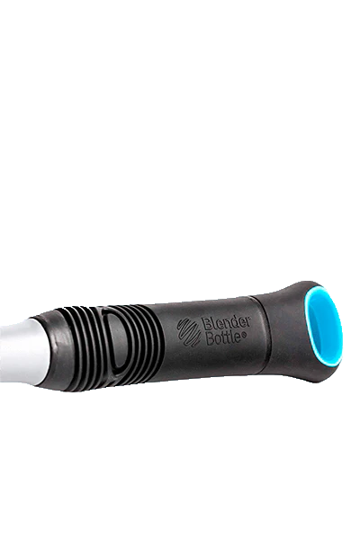 BlenderBottle 2-in-1 Bottle Brush, With A Twist N' Hide Straw Brush, Black