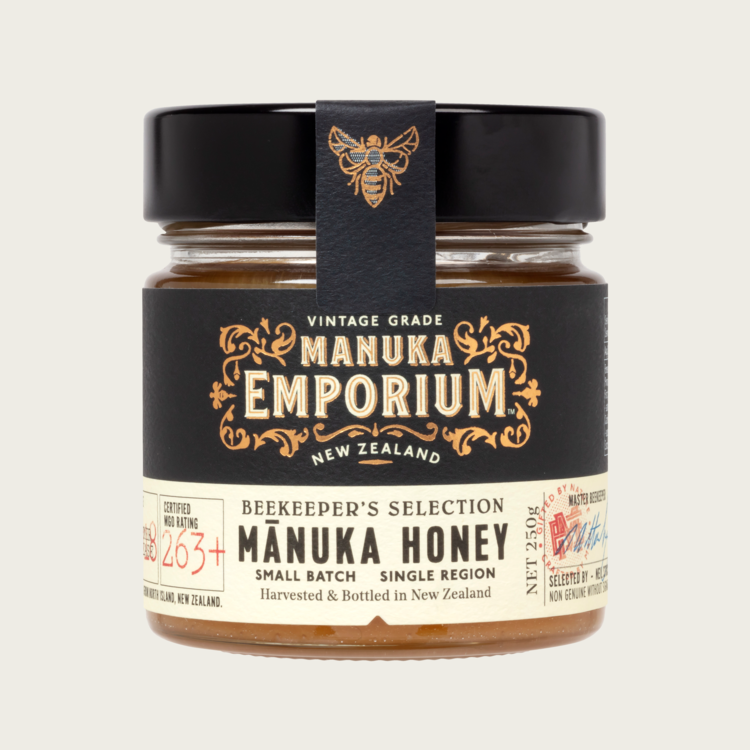 Manuka Emporium Manuka Honey MGO 263+ 250g, Harvested In Small Batches From The North Island Of New Zealand