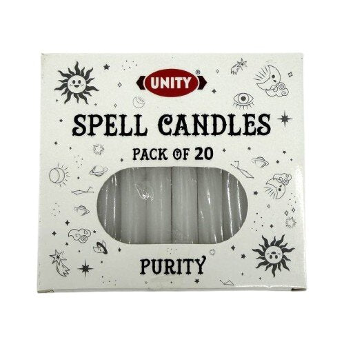 HEM Unity Magic Spell Candles Pack Of 20, PURITY