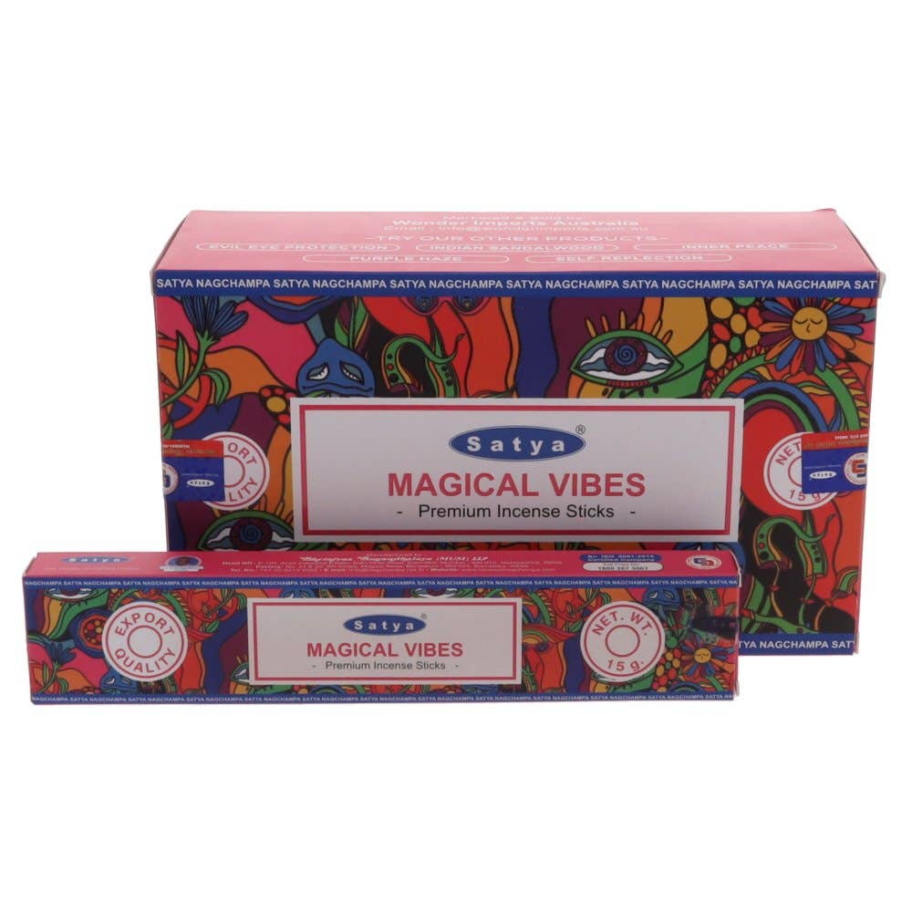 Satya Magical Vibes Incense 15g Sticks, Relaxation & Meditation