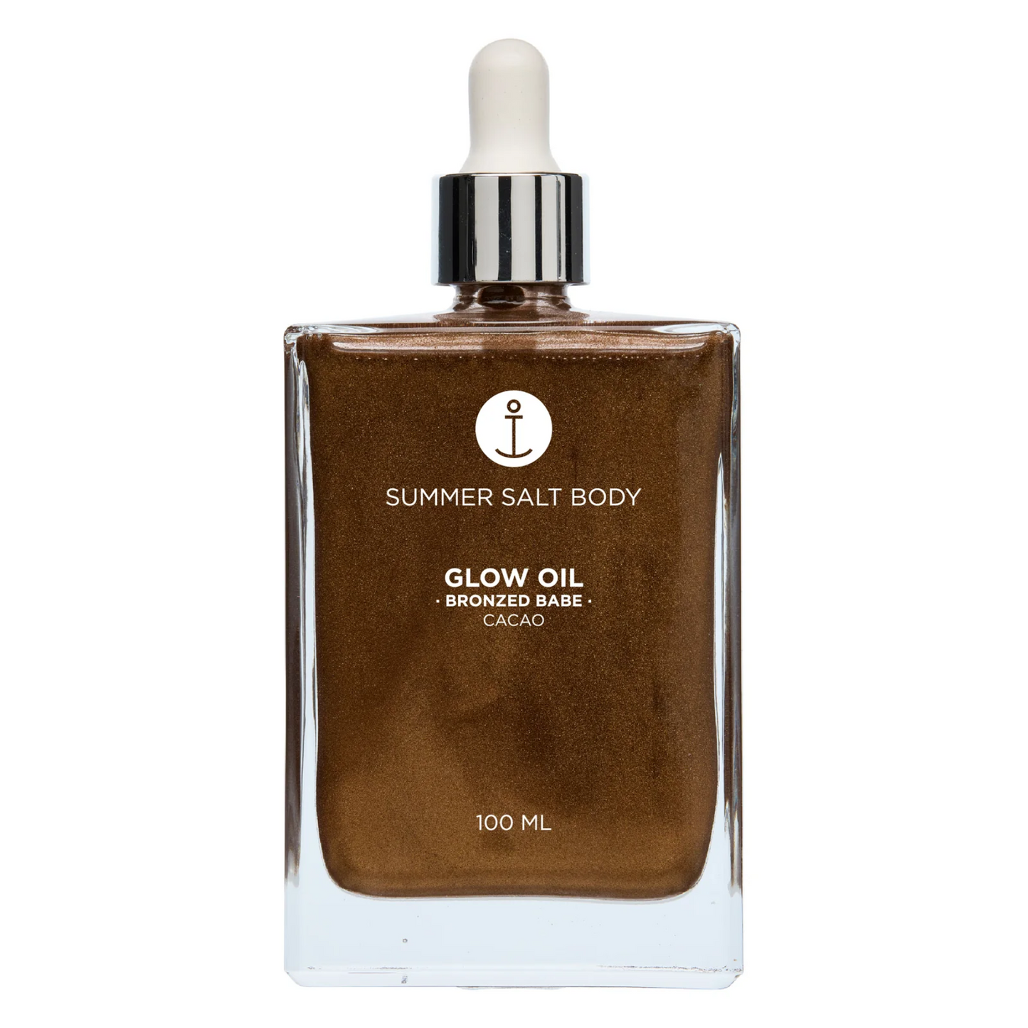Summer Salt Body Glow Oil 30mL Or 100mL, Bronzed Babe Cacao Fragrance