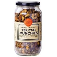 Mindful Foods Certified Organic & Activated Teriyaki Munchies 90g, 220g Or 400g, With Locally Grown Garlic & Ginger