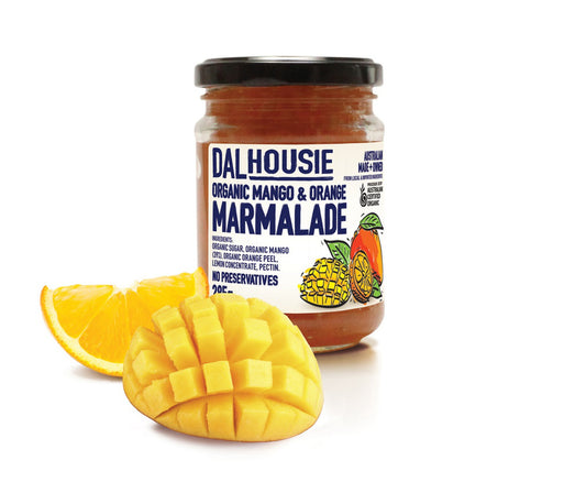 Dalhousie Organic Mango & Orange Marmalade 285g, No Preservatives Australian Certified Organic