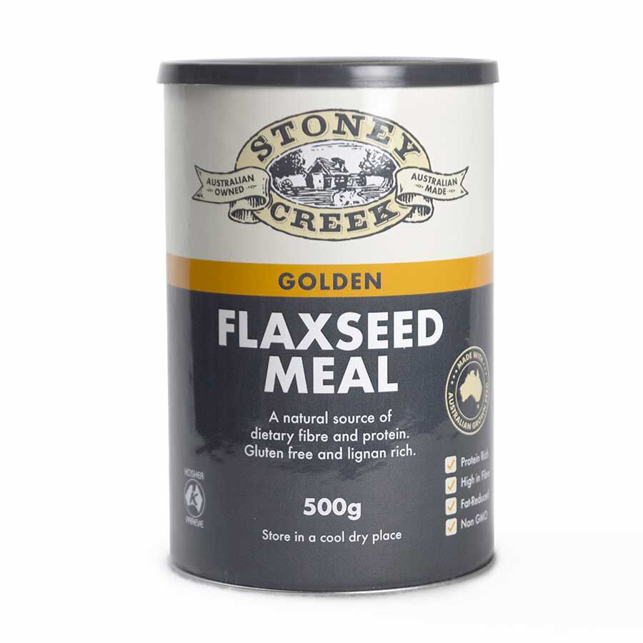 Stoney Creek Golden Flaxseed Meal 500g, A Natural Source Of Dietary Fibre