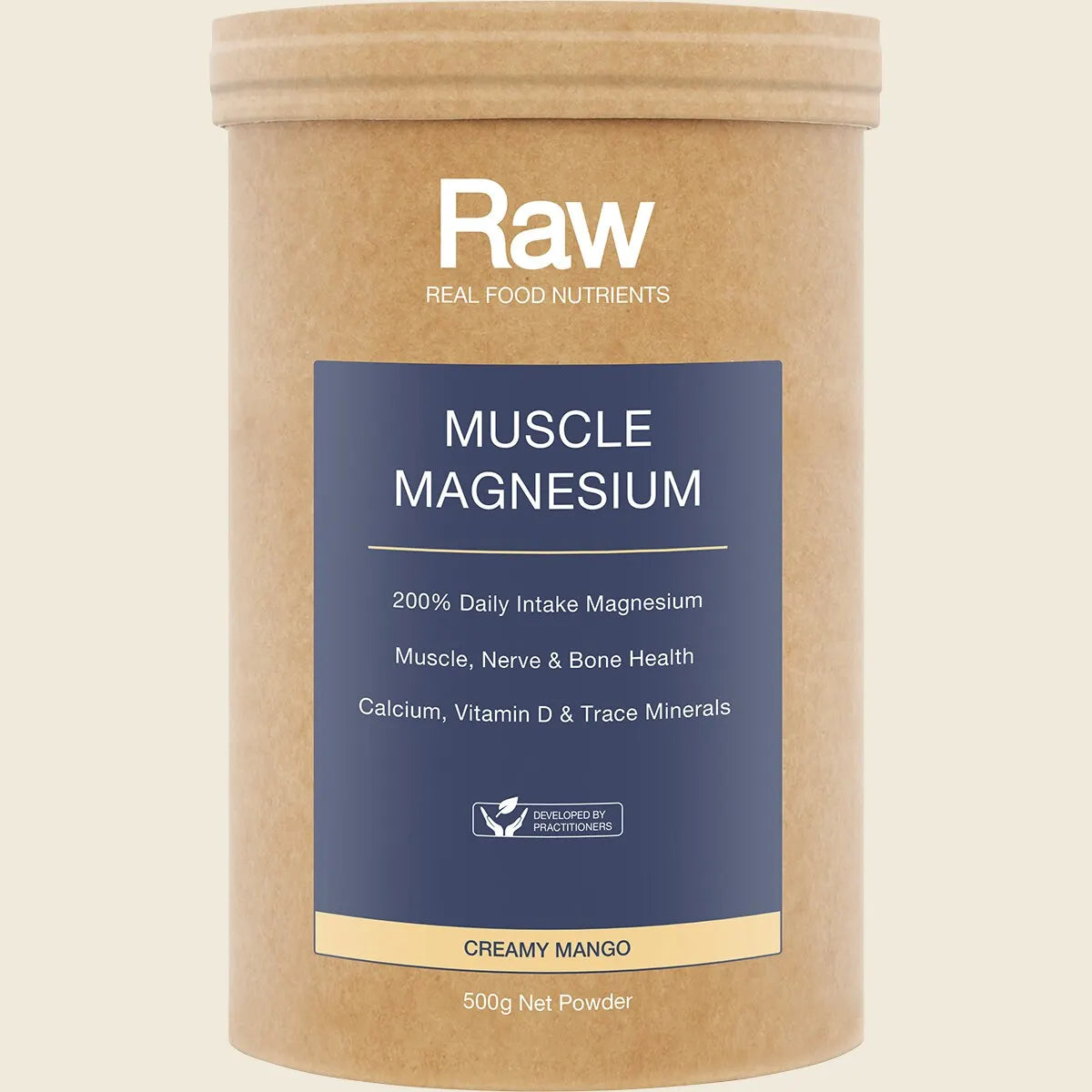 Amazonia Raw Muscle Magnesium Creamy Mango, Choose Your Size!