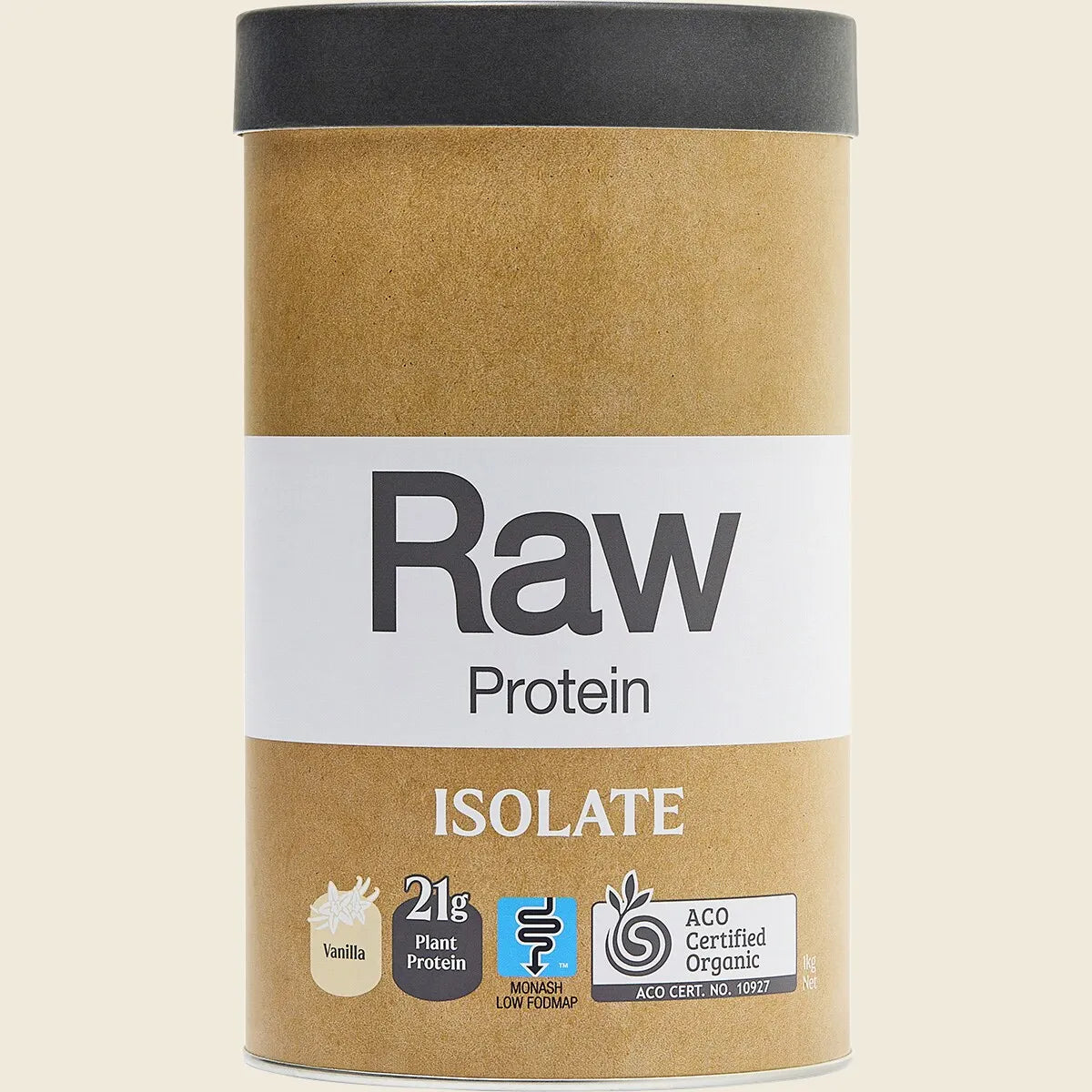 Amazonia Raw Certified Organic Protein Isolate Vanilla, Choose Your Size!