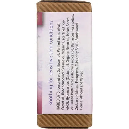 Auromere Ayurvedic Neem Soap 78g, Himalayan Rose Fragrance