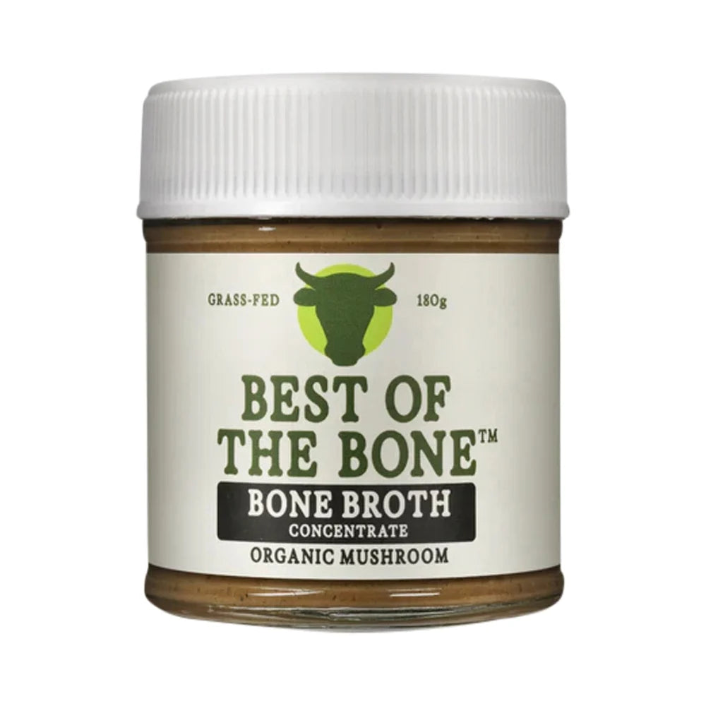 Best Of The Bone Organic Mushroom Beef Bone Broth Concentrate 180g, With Reishi, Shiitaki & Lion's Mane