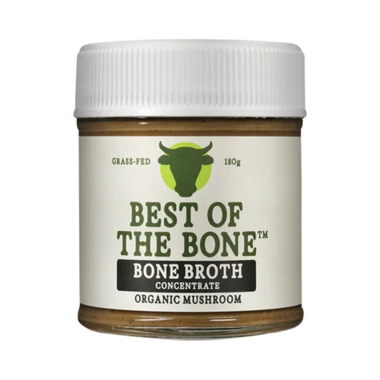 Best Of The Bone Organic Mushroom Beef Bone Broth Concentrate 180g, With Reishi, Shiitaki & Lion's Mane