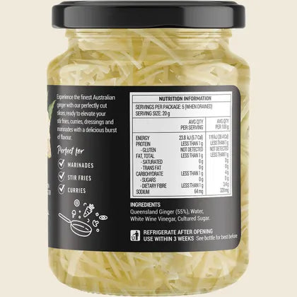 Buderim Australian Ready Cut Ginger 200g, Fresh, Natural & Versatile