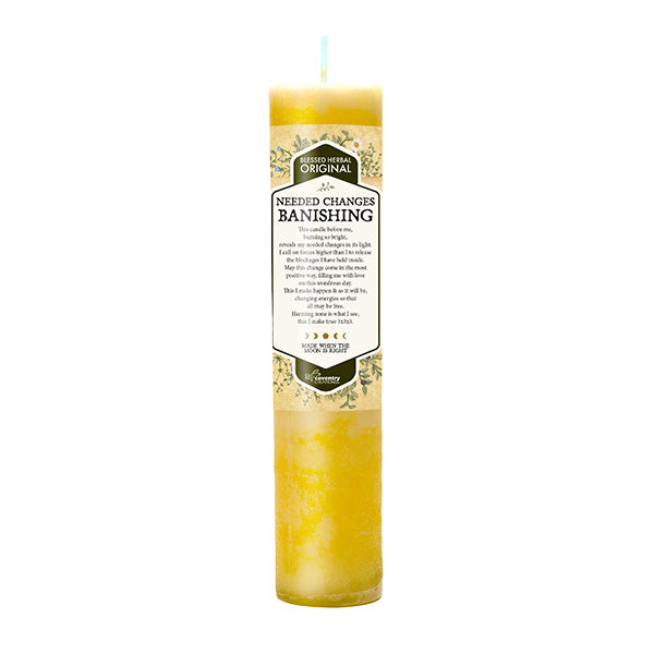 Coventry Creations Blessing Candle, BANISHING {Needed Changes}; For Positive Changes