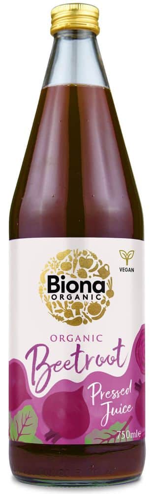 Biona Organic Certified Organic Beetroot Juice 750mL, Not From Concentrate