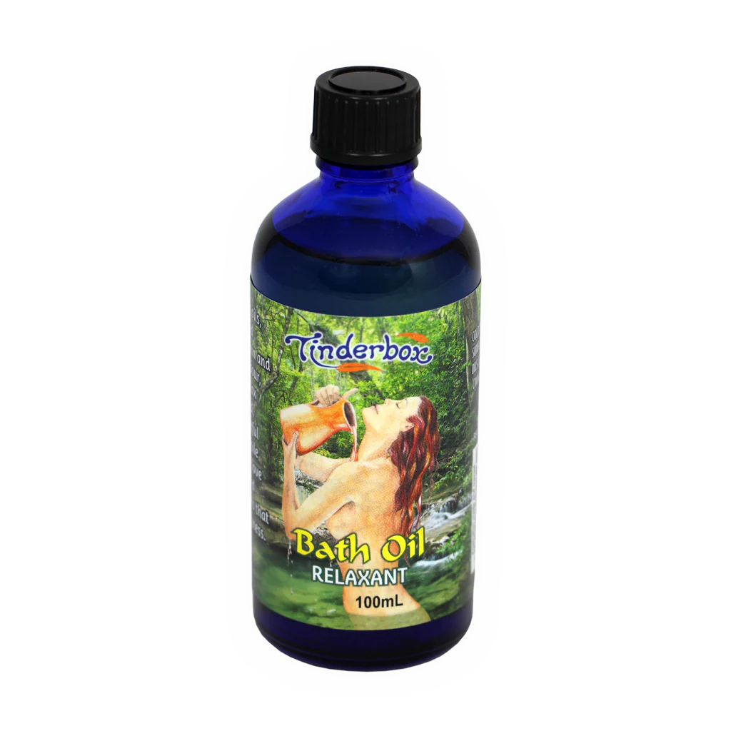 Tinderbox Relaxant Bath Oil 100mL, Soothe Relax Your Body & Mind