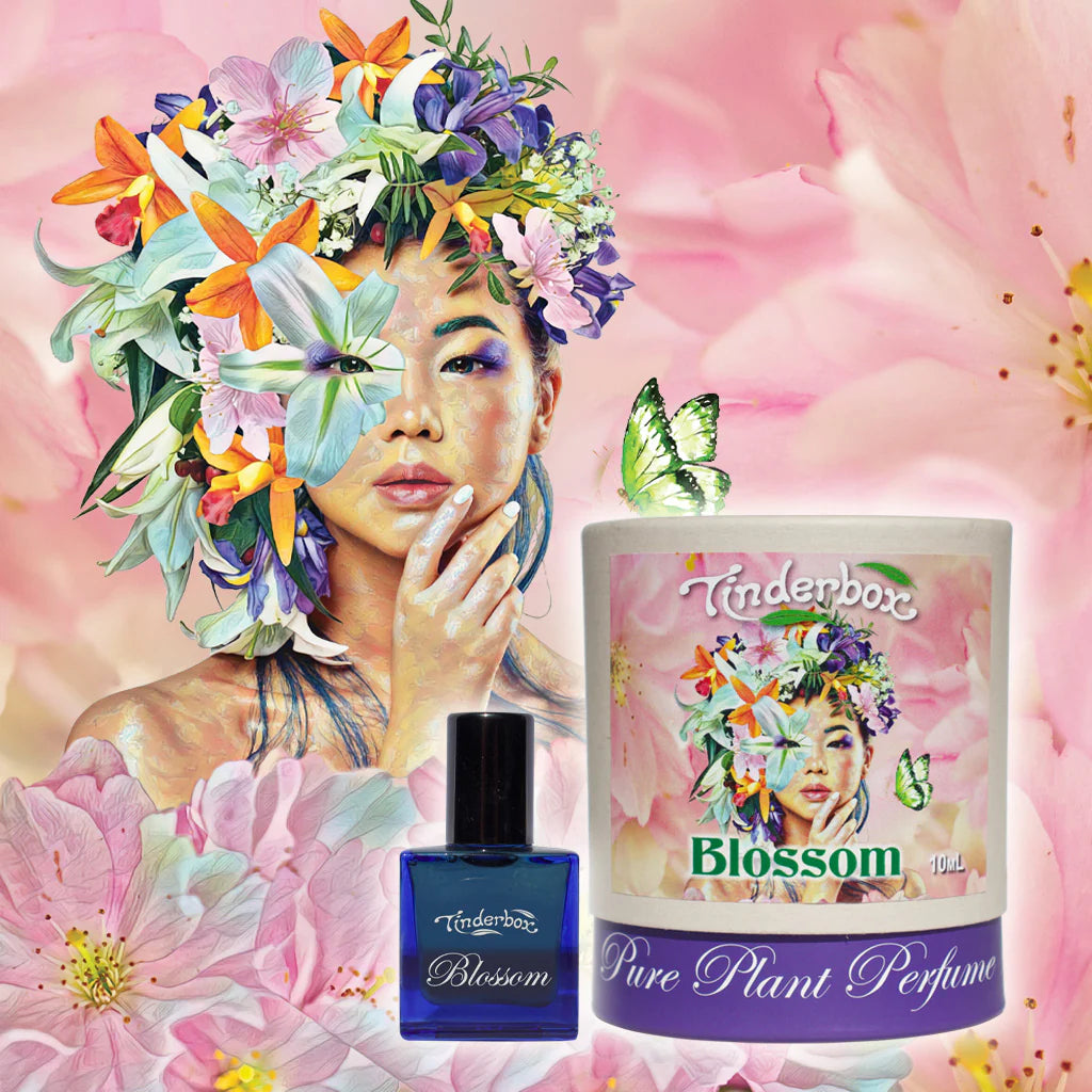Tinderbox Blossom Pure Plant Perfume 10mL, For A Deepest Connection With Nature