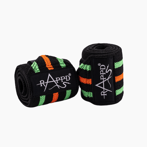 Rappd BRAWN Heavy Duty Wrist Wraps, Length 24" & Width 3" With Thumb Loop