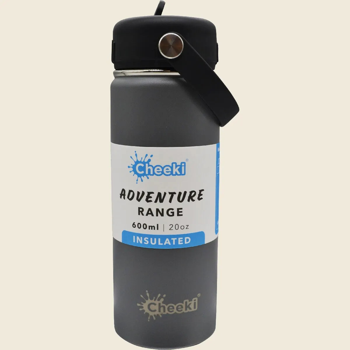 Cheeki Adventure Stainless Steel Bottle 600ml, Choose Your Colourway!