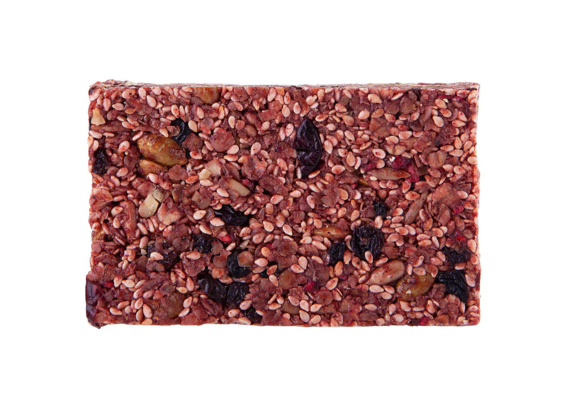 The Crafty Weka Bar Berry Berry 75g, With Oats & Manuka Honey Blend