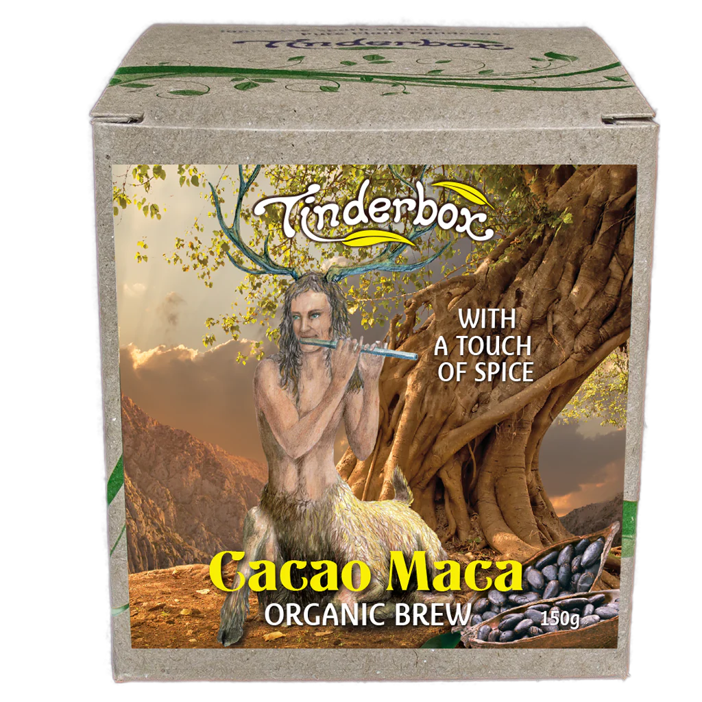 Tinderbox Cacao Maca Organic Brew 150g, Herbal Brew With A Touch Of Spice