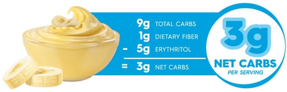 Simply Delish Banana Pudding 48g, Sugar Free & Vegan (Copy)