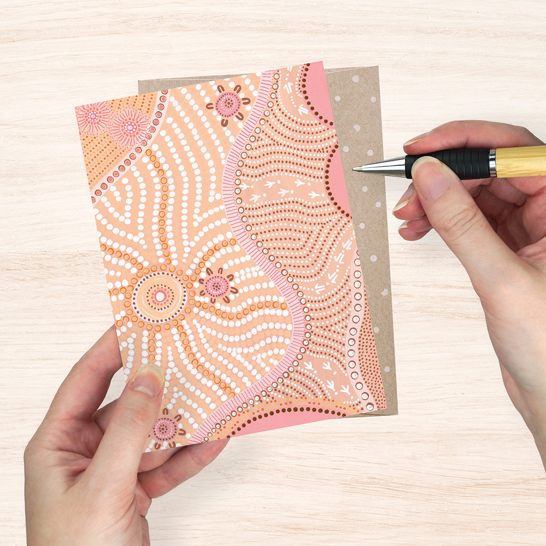 Earth Greetings Our Mother The Sun Card, Domica Hill Collection (Includes One Card & One Kraft Envelope)