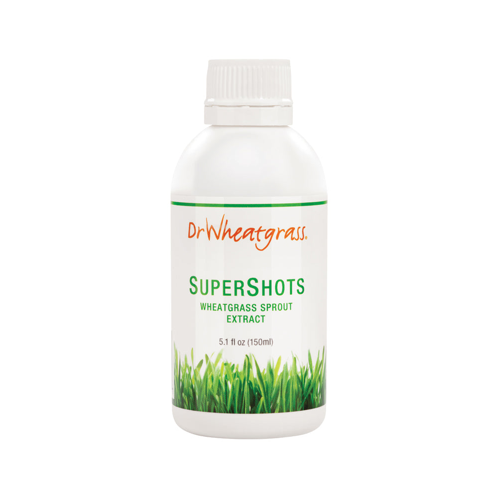 Dr Wheatgrass Supershots 150mL, 30 Shots Of Wheatgrass Sprout Extract