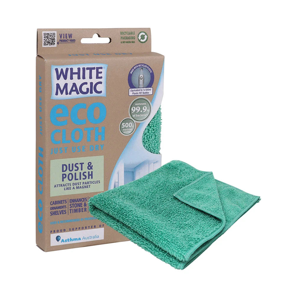 White Magic Eco Cloth Stainless Dust & Polish Cloth, For Effective & Efficient Cleaning