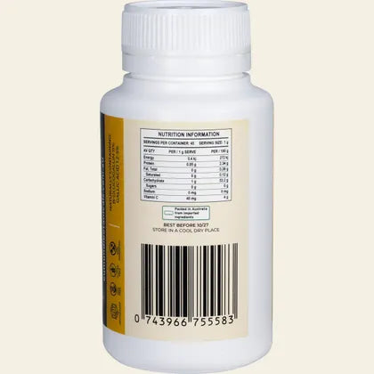 Eumundi Botanicals Amalaki Natural Vitamin C 90 VCapsules, Natural Vitamin C