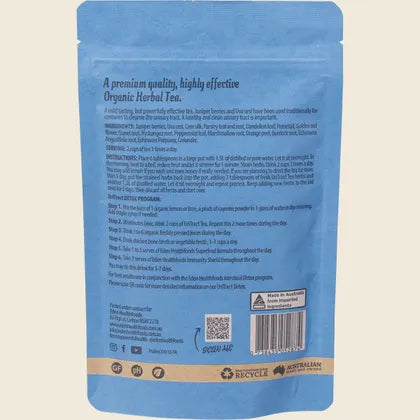 Eden Health Foods Organic Herbal UriTract Tea 60g, Flush & Dissolve
