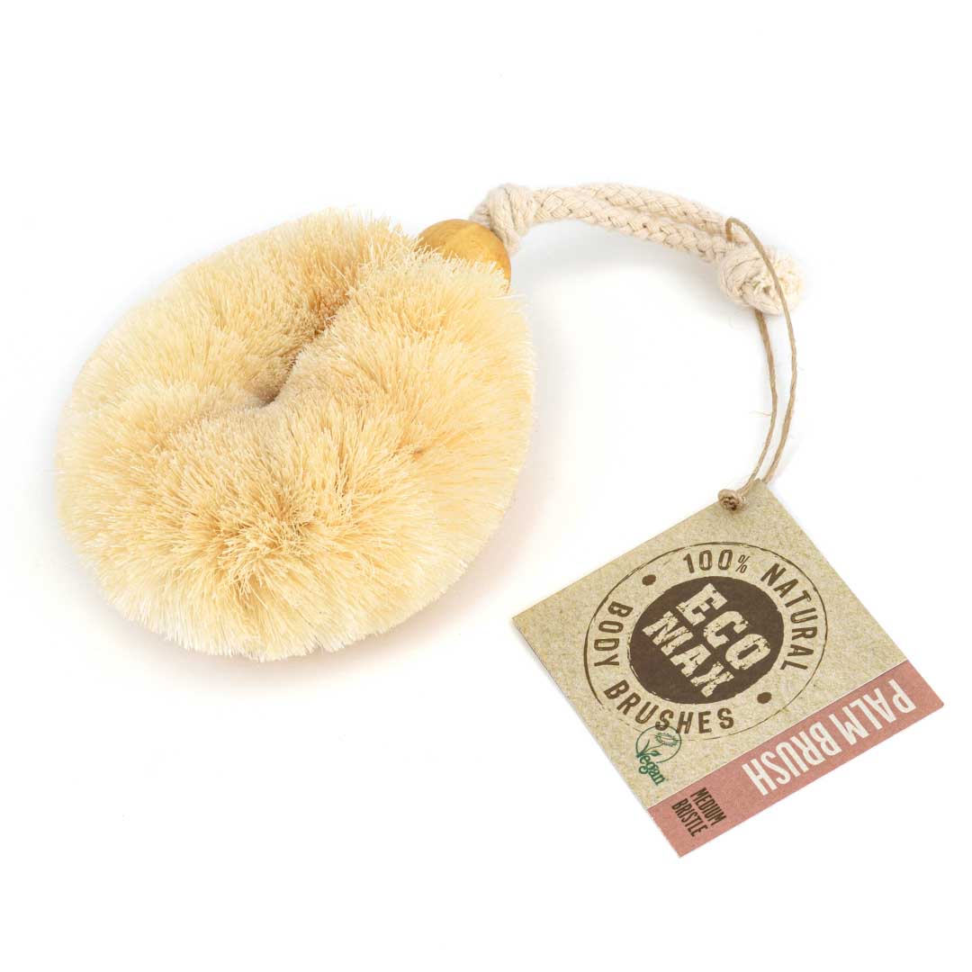 Eco Max Palm Body Brush, Medium Bristle