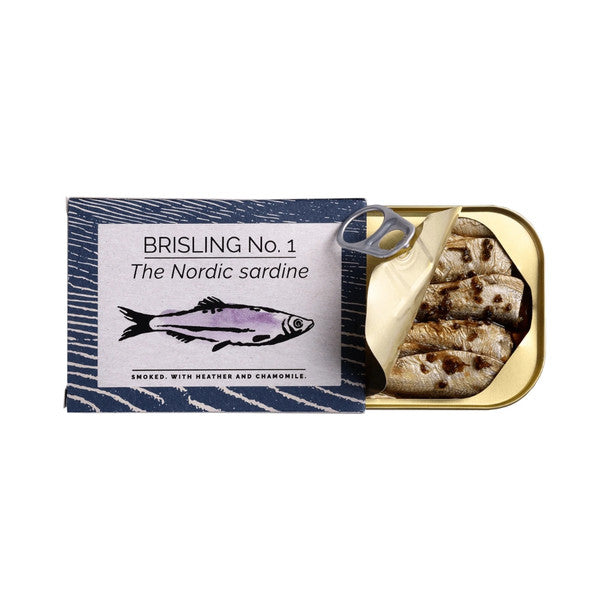 Fangst Brisling No.1 The Nordic Sardine 100g, Smoked With Heather & Chamomile