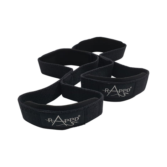 Rappd Figure 8 Lifting Straps, Reduce Forearm Fatigue & Maximise Your Lifts