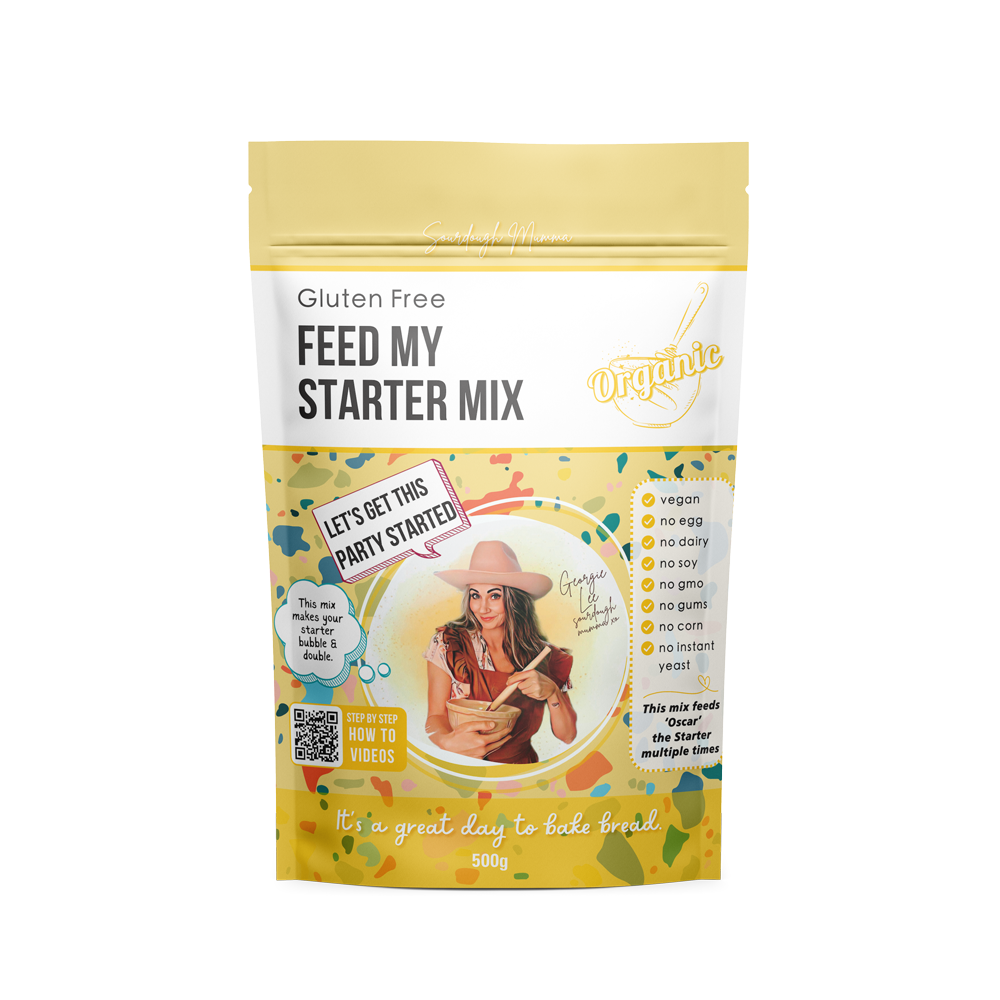 Sourdough Mumma Gluten-Free Feed My Starter Mix 500g, This Mix Makes Your Starter Bubble & Double