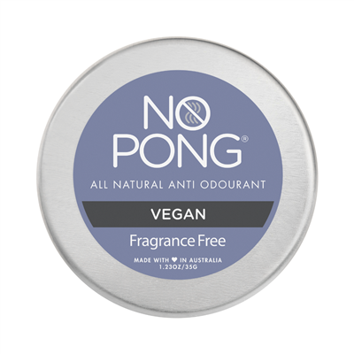 No Pong Vegan Anti Odourant 35g, Fragrance Free