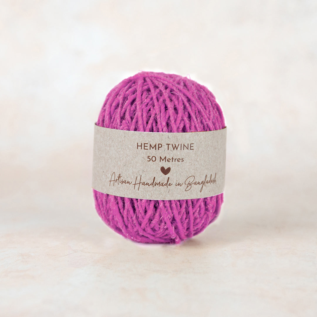 Earth Greetings Artisan Handmade Hemp Twine, Fairtrade & Handspun