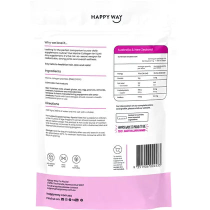 Happy Way Marine Collagen 250g, Unflavoured