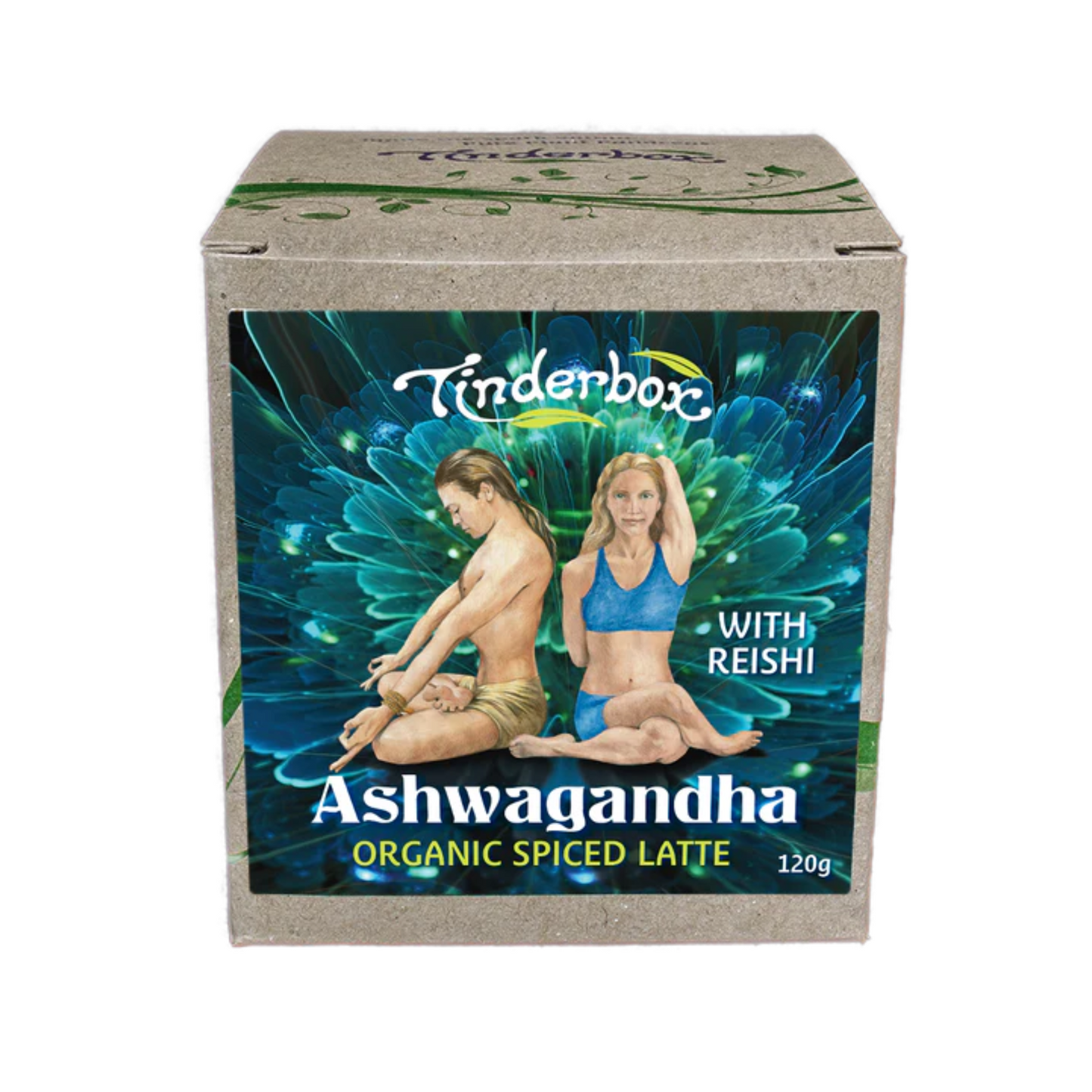 Tinderbox Ashwagandha Organic Spice Latte With Reishi 120g, Feel Both Relaxed & Powerful