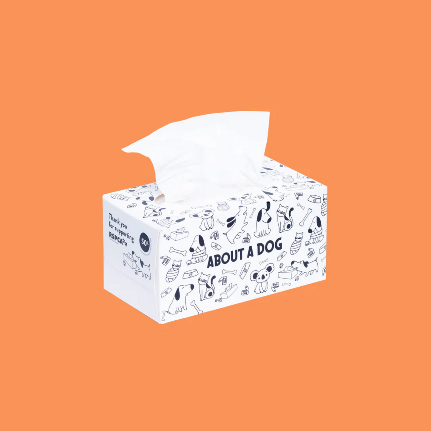 About A Dog 100% Recycled Tissue Paper, 200 Sheets