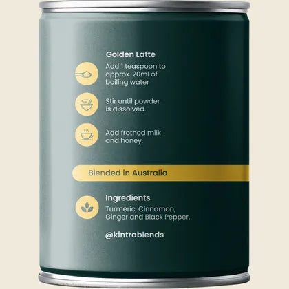 Kintra Turmeric Golden Blend 100g, Warming Anti-Inflammatory Latte Mix