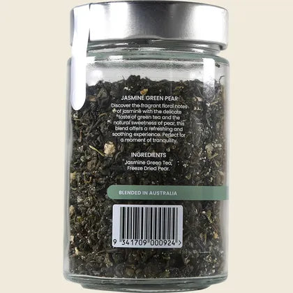 Kintra Loose Leaf Tea Jasmine Green Pear 100g, Floral–Fruity Green Harmony