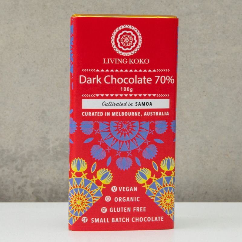 Living Koko 70% Dark Chocolate 38g Or 100g, The Purest Form Of Dark Chocolate