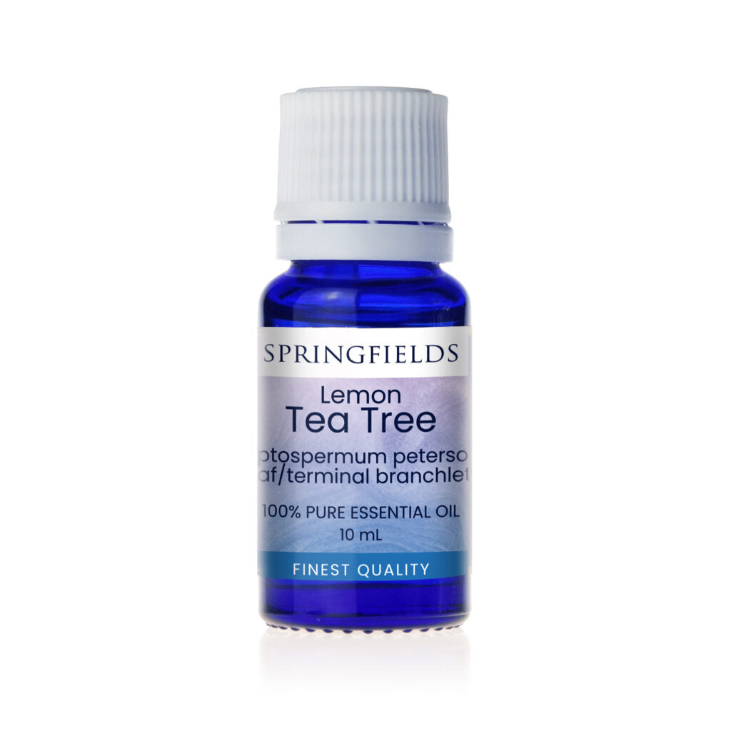 Springfields Aromatherapy Oil; Lemon Tea Tree 10mL, Antibacterial Properties