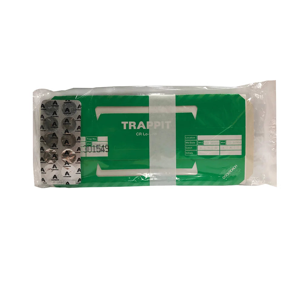 Lo-Line Trappit Pest Control System Crawling Insect Trap x 10 Traps, Cockroach Moth & Fly