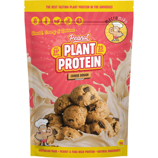Macro Mike Peanut Plant Protein 520g Or 1kg, Cookie Dough