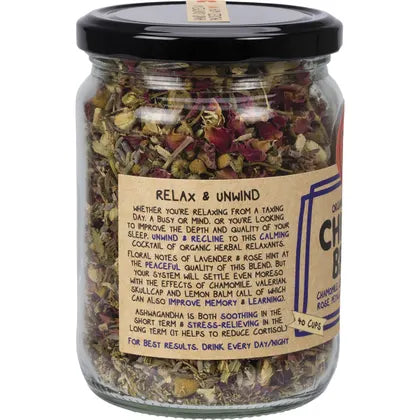 Mindful Foods Organic Herbal Tea Chillax Brew 30g Or 60g, With Chamomile & Rose Petals