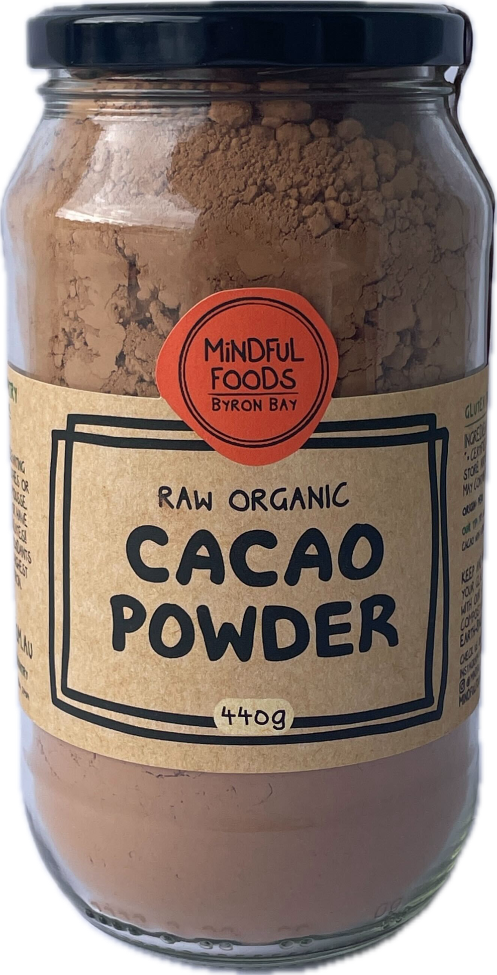 Mindful Foods Organic & Raw Cacao Powder 100g, 200g Or 440g, A Mood-Elevating Superfood