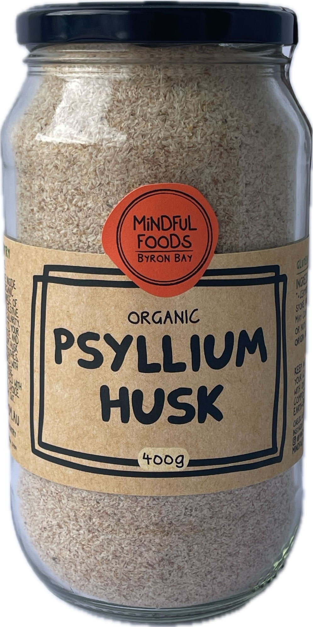 Mindful Foods Organic Psyllium Husk 100g, 200g Or 400g, Nourish Your Body From Within