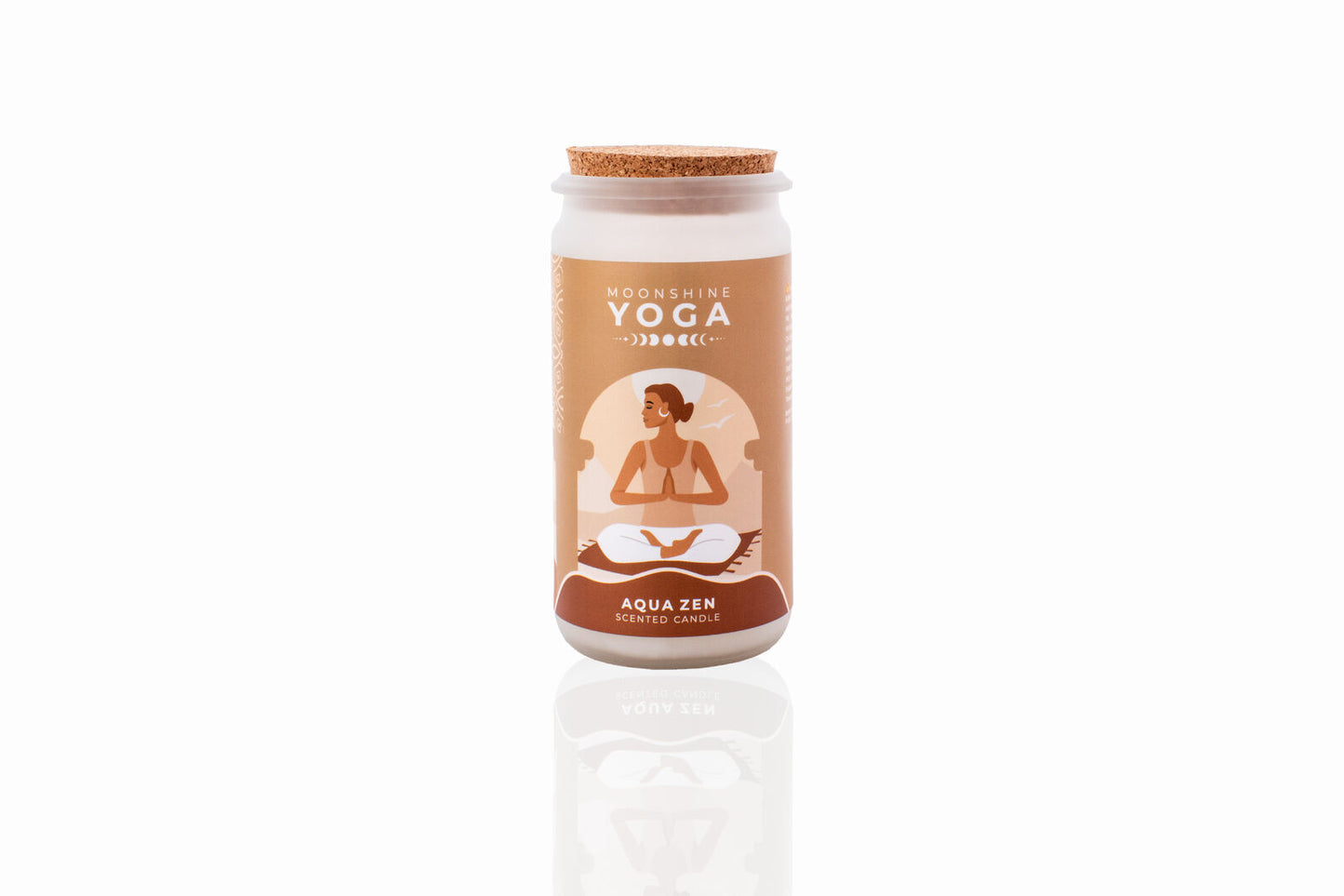 Song Of India Moonshine Yoga Scented Soy Candle, AQUA ZEN