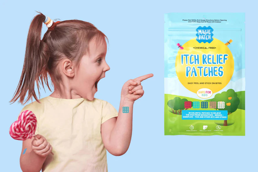 The Natural Patch Co. Itch Relief Stickers 27 Patches, Instantly Makes That Itch Disappear!