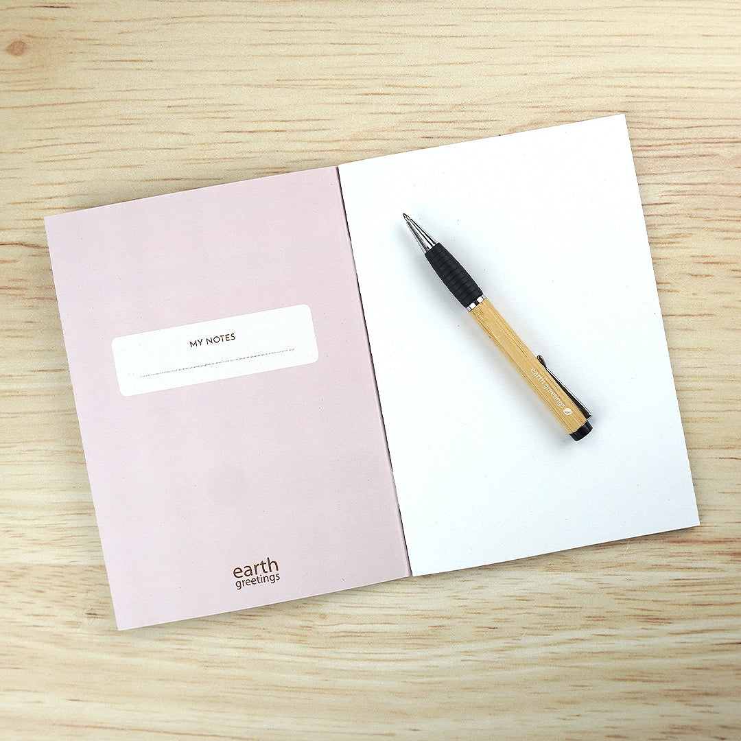 Earth Greetings Blank Notebook 64 Pages, Rosellas Amongst The Mallee Design From The Victoria McGrane Collection